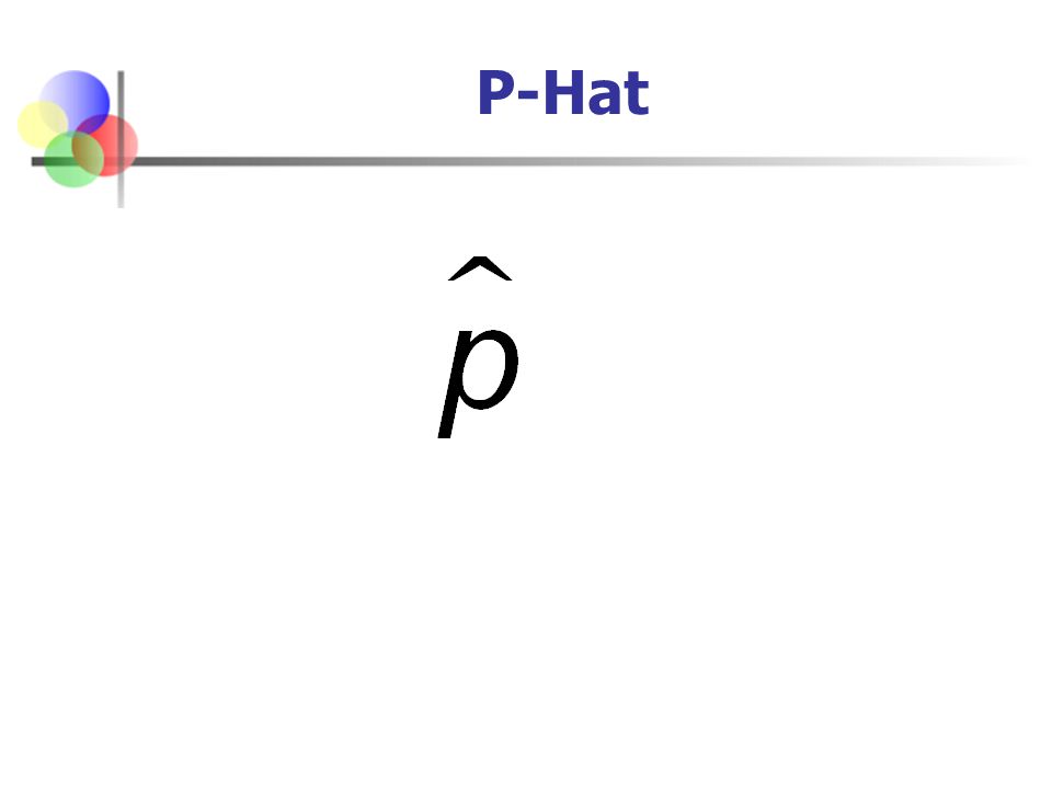 P hat symbol discount